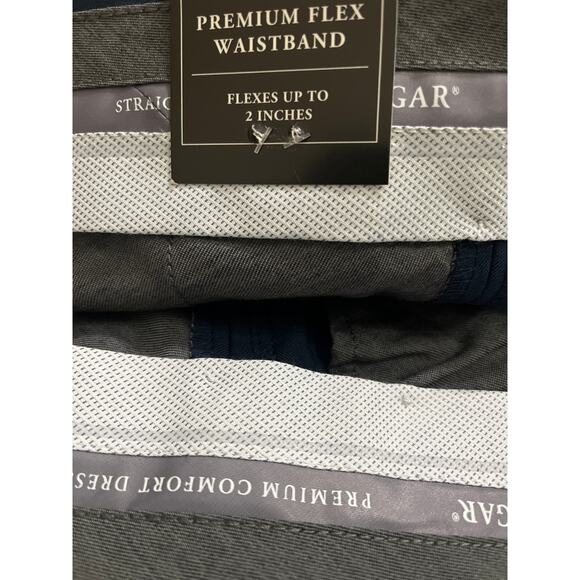 Haggar Premium Comfort Dress Pants 40x32 Straight Fit Flex Waistband Wrinkleless - Picture 6 of 6